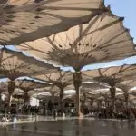 Keunikan Payung Madinah di Masjid Nabawi